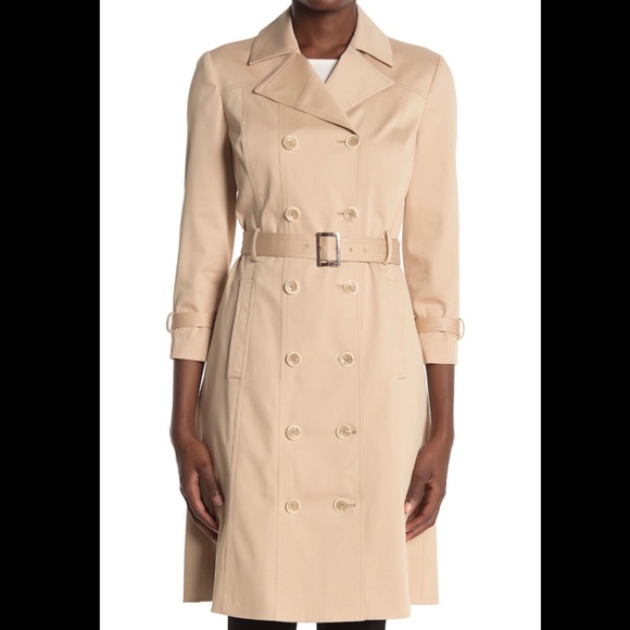 Elie Tahari Ari Belted Dress/Trench-coat, NWOT - Picture 2 of 11